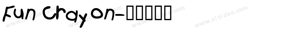 Fun Crayon字体转换